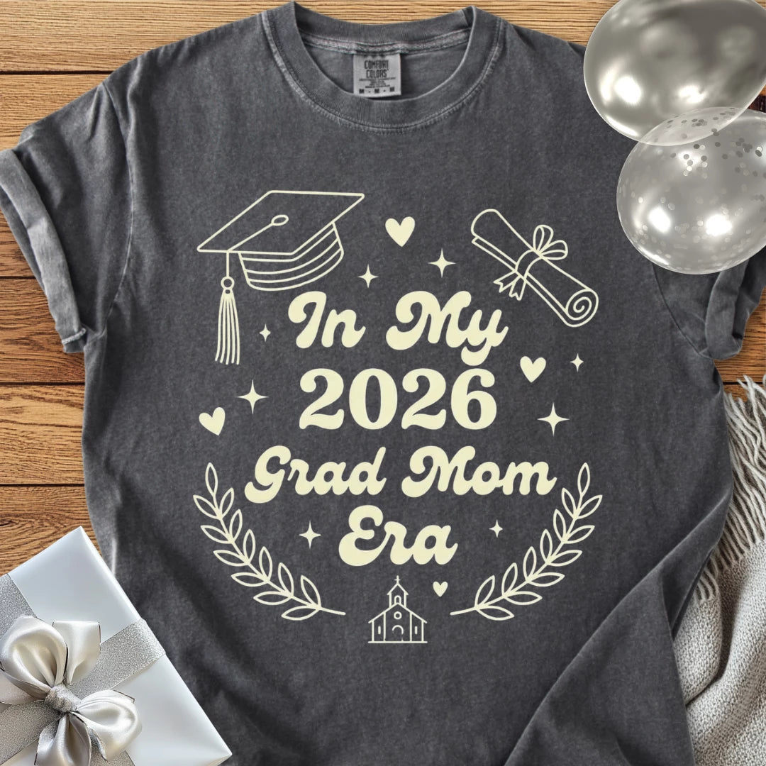 In My 2026 Grad Mom Era - Premium T-Shirt