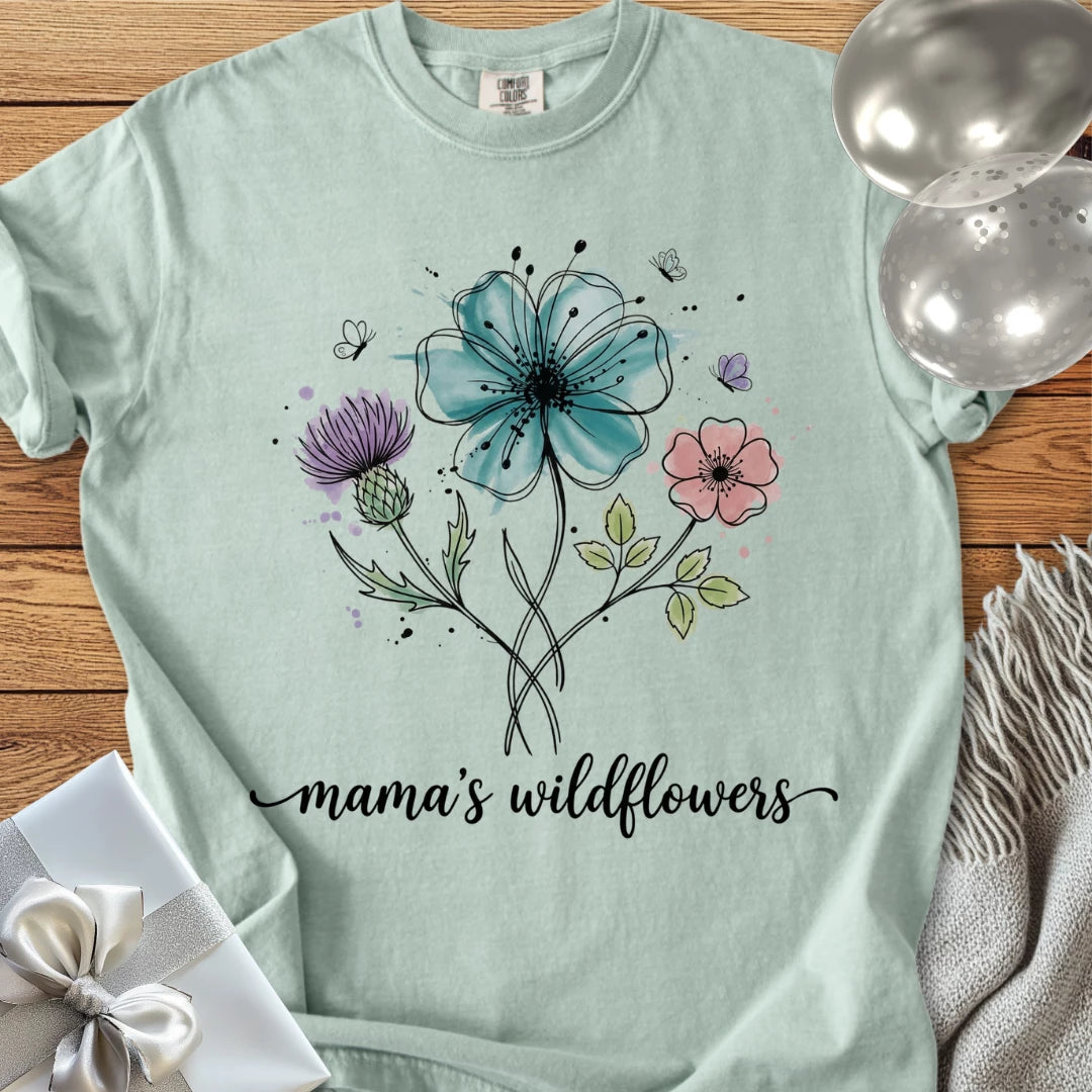 Mama's Wildflowers - Premium T-Shirt