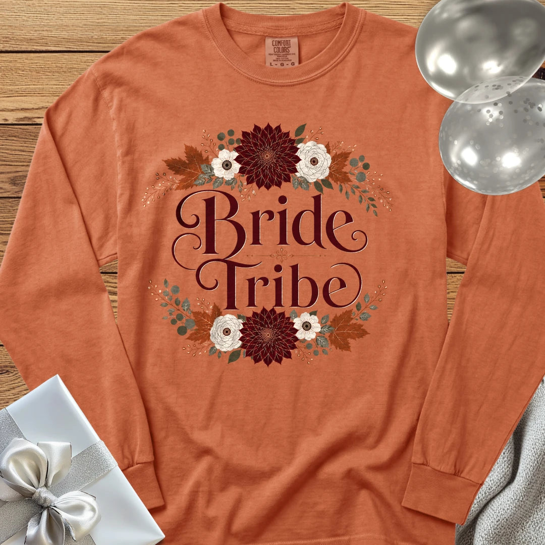 Bride Tribe - Premium Wedding Long Sleeve T-Shirt - Yam