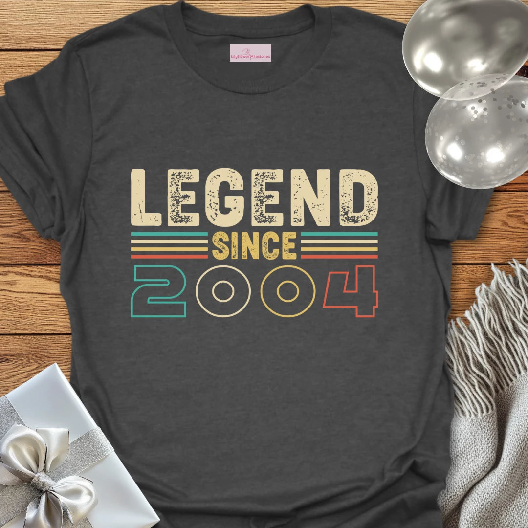 Legend Since 2004 - 21st Birthday T-Shirt