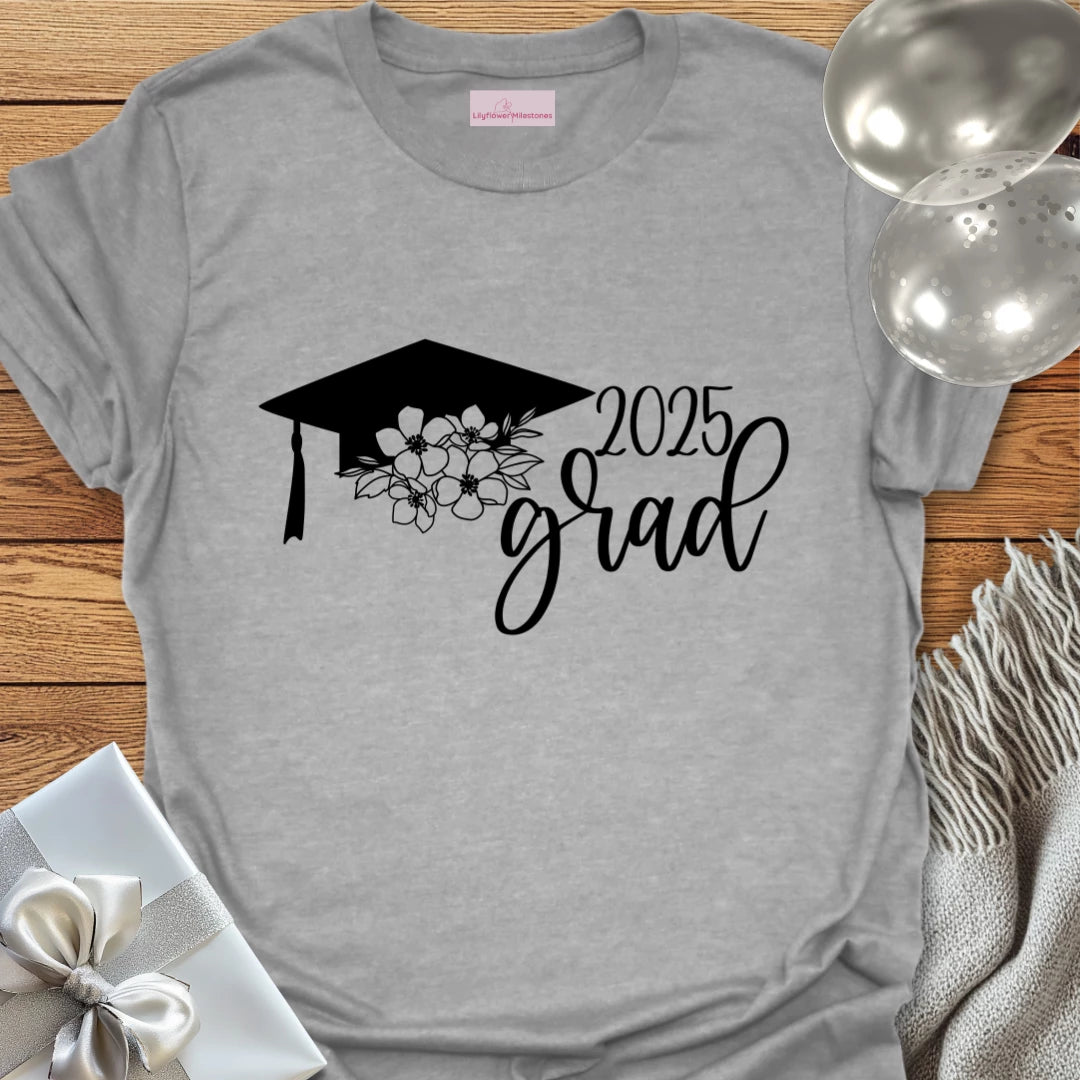 2025 Grad Floral T-Shirt