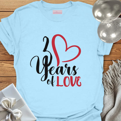30 Years of Love - 30th Wedding Anniversary T-Shirt
