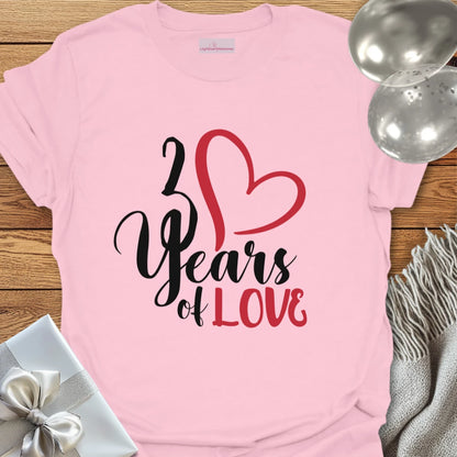 30 Years of Love - 30th Wedding Anniversary T-Shirt
