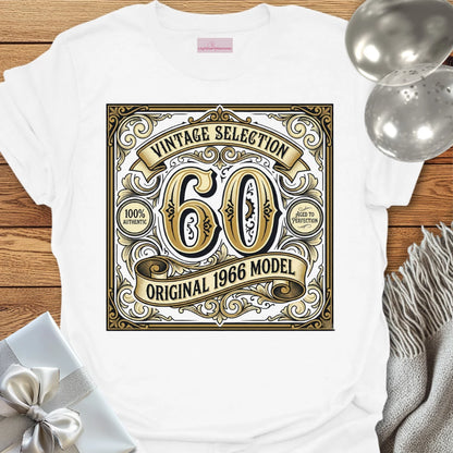 60 Vintage Selection, Original 1966 Model  - 60th Birthday T-Shirt