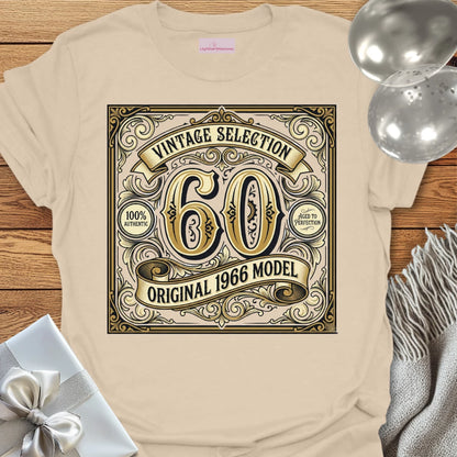 60 Vintage Selection, Original 1966 Model  - 60th Birthday T-Shirt