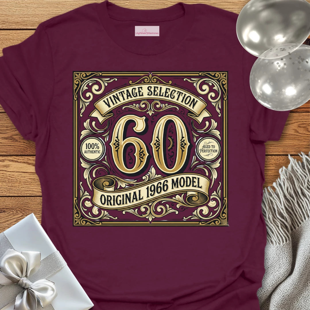 60 Vintage Selection, Original 1966 Model  - 60th Birthday T-Shirt