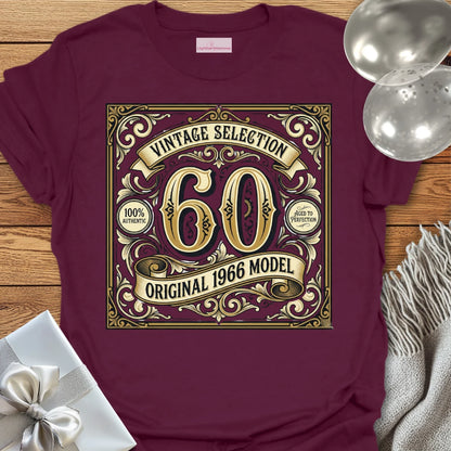 60 Vintage Selection, Original 1966 Model  - 60th Birthday T-Shirt