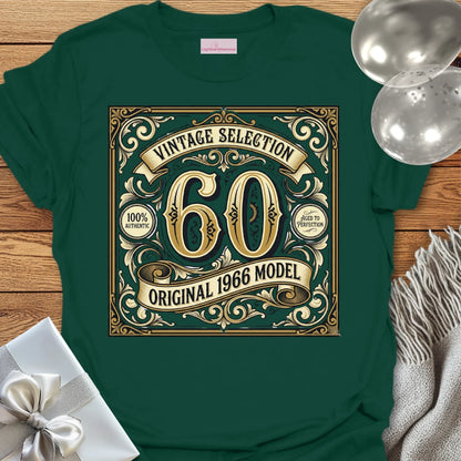 60 Vintage Selection, Original 1966 Model  - 60th Birthday T-Shirt