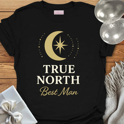 Best Man, True North Wedding T-Shirt