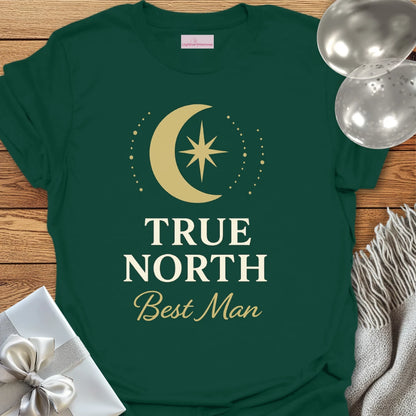 Best Man, True North Wedding T-Shirt