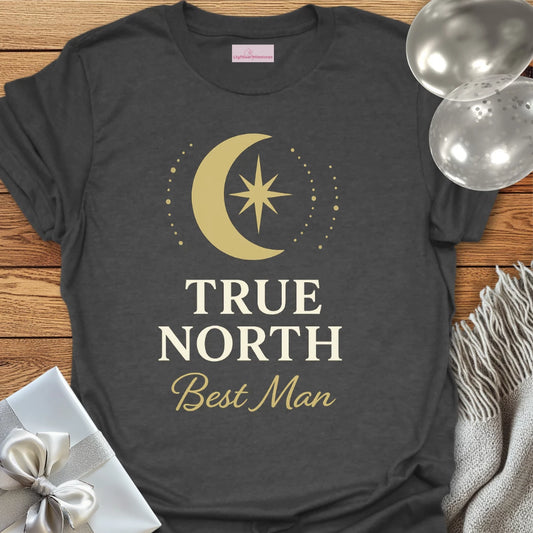 Best Man, True North Wedding T-Shirt