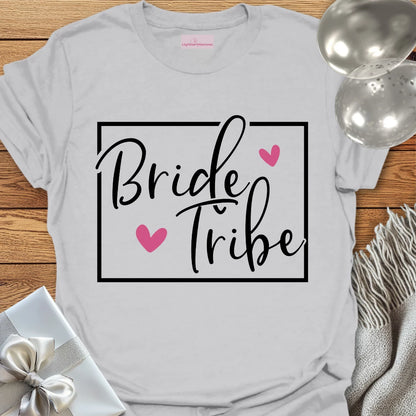 Bride Tribe Heart- Bridal Party T-Shirt