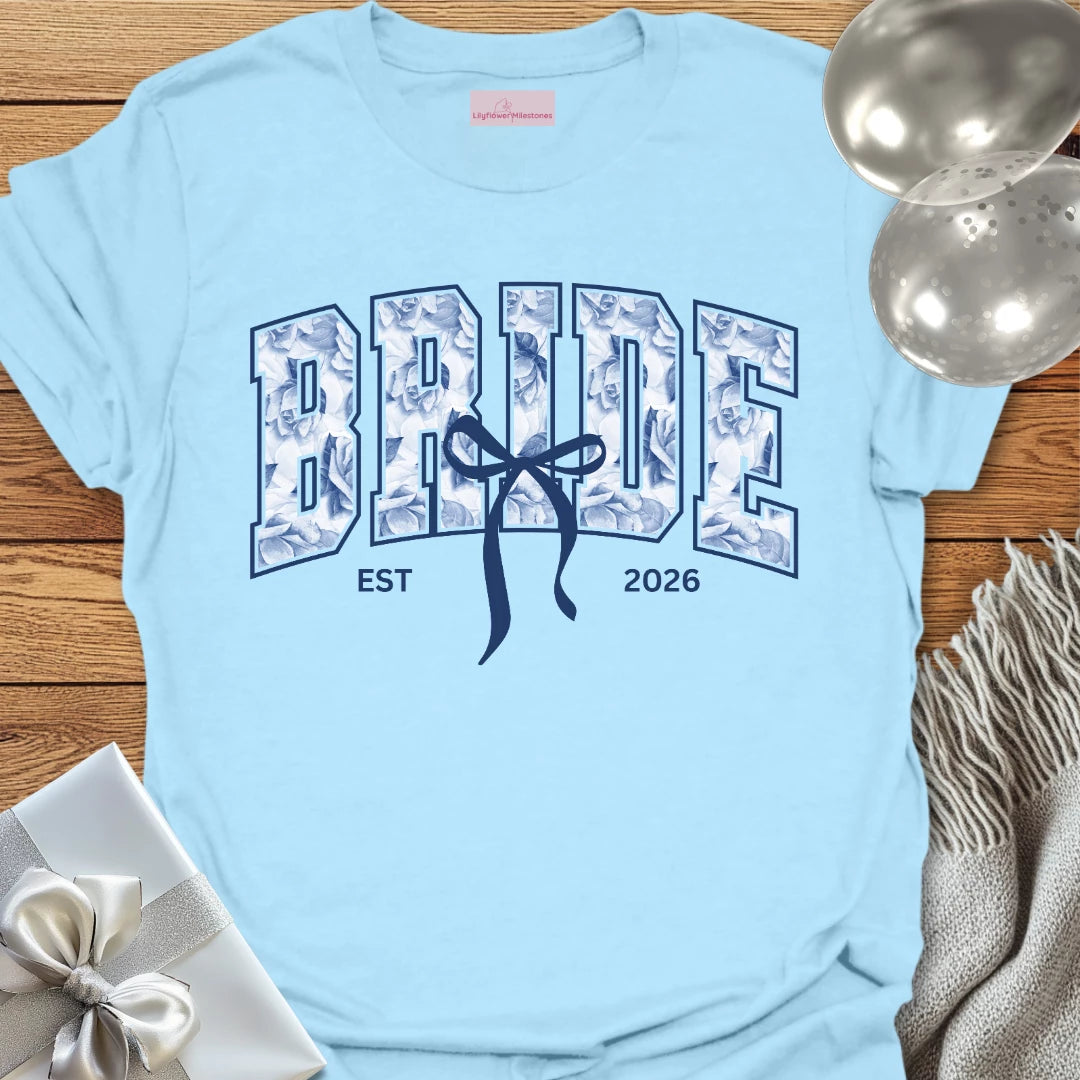 Bride, Est 2026 - Wedding T-Shirt