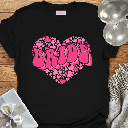 Bride (Pink Heart) - Wedding T-Shirt