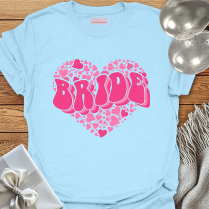 Bride (Pink Heart) - Wedding T-Shirt