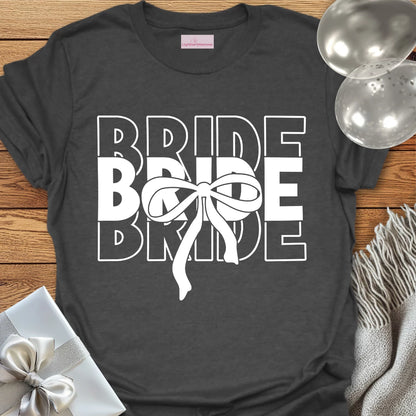 Bride (Bow) - Bridal Party T-Shirt