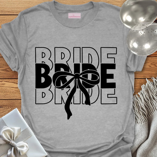 Bride (Bow) - Bridal Party T-Shirt