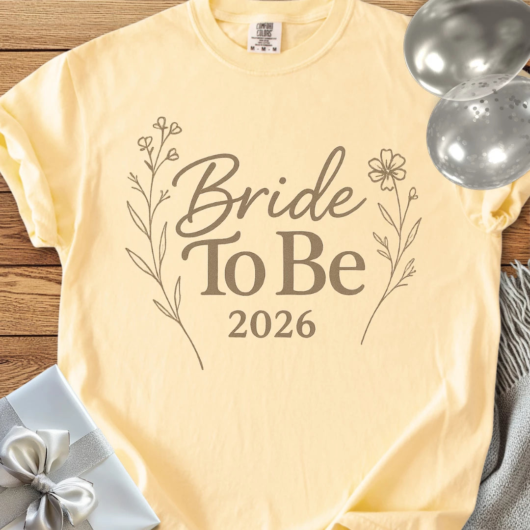 Bride to Be 2026 - Premium  Wedding T-Shirt