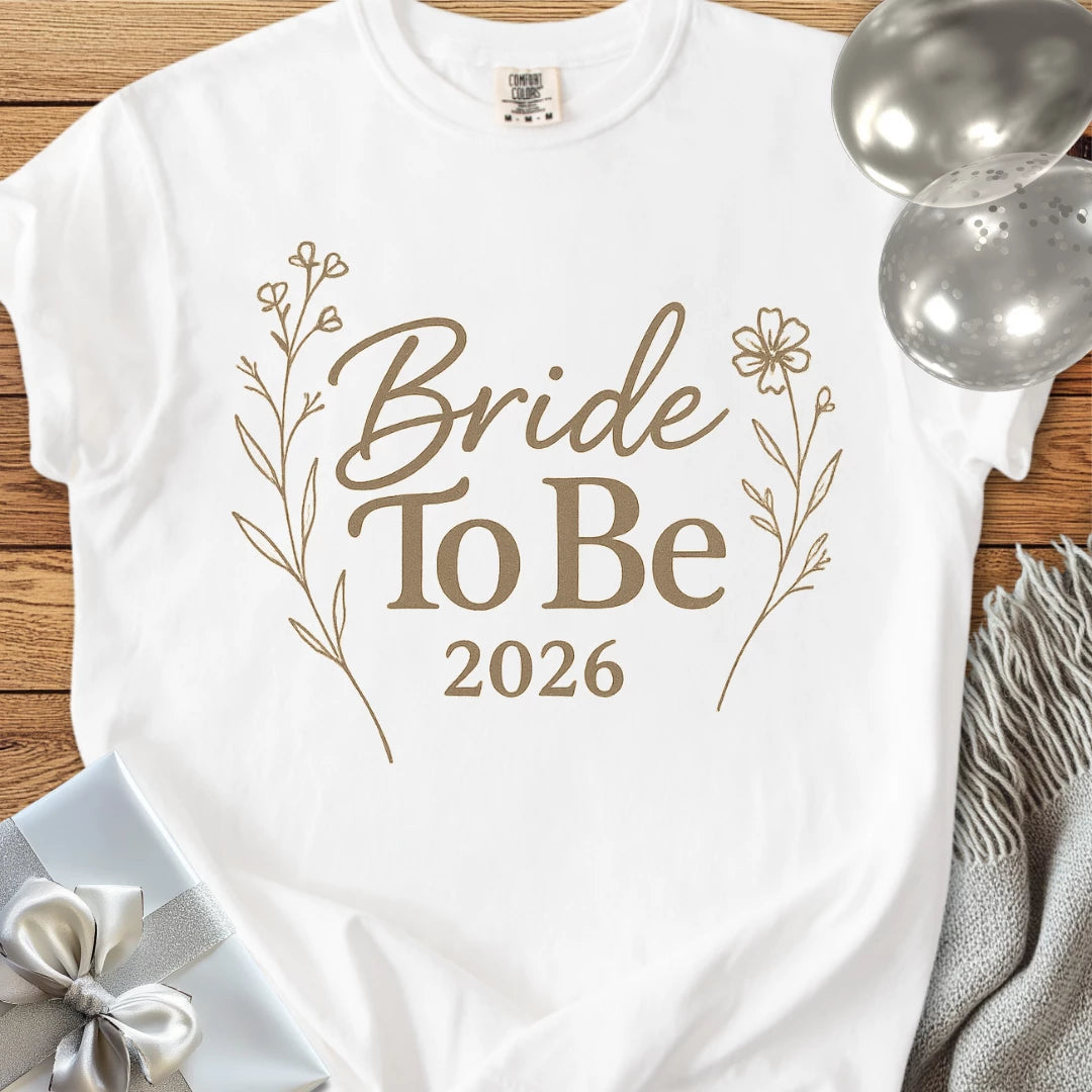 Bride to Be 2026 - Premium  Wedding T-Shirt