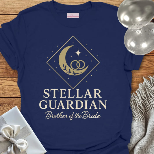 Brother of the Bride, Stellar Guardian Wedding T-Shirt