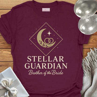 Brother of the Bride, Stellar Guardian Wedding T-Shirt
