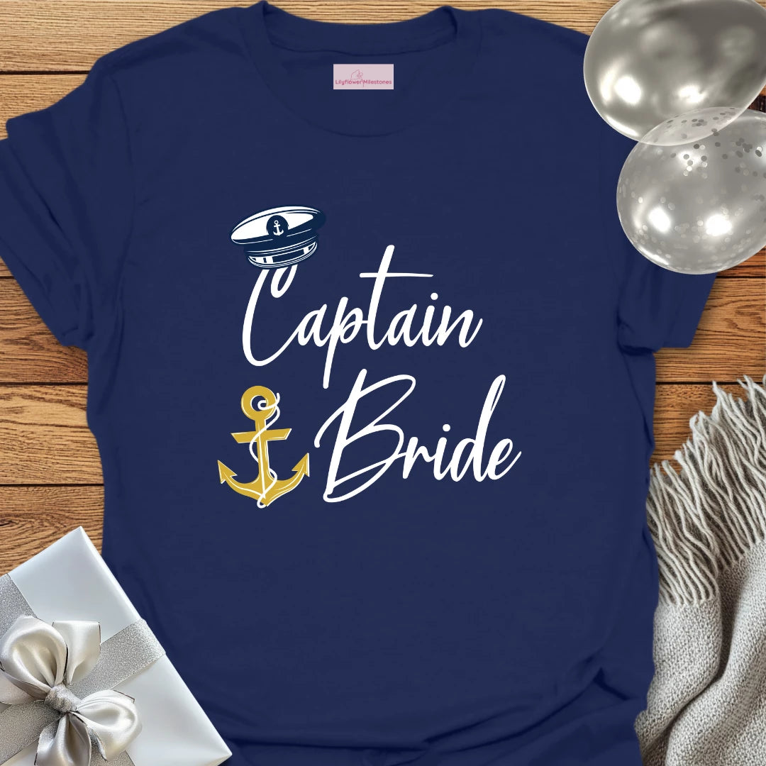 Captain Bride - Bachelorette Party T-Shirt