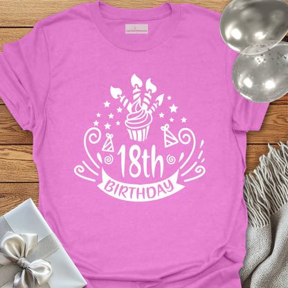 Cupcake - 18th Birthday T-Shirt