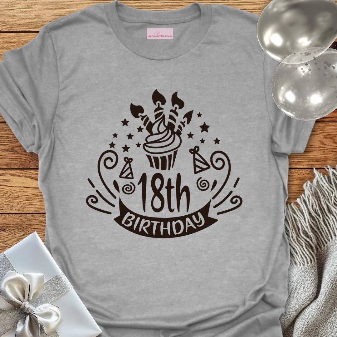 Cupcake - 18th Birthday T-Shirt