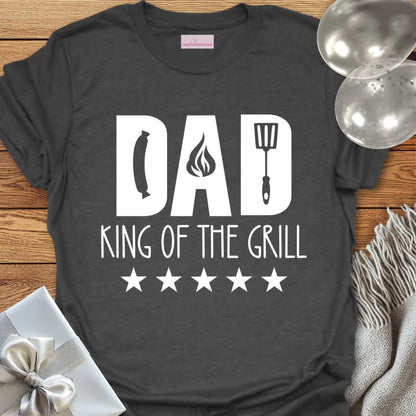 Dad, King of the Grill - Parenting T-Shirt