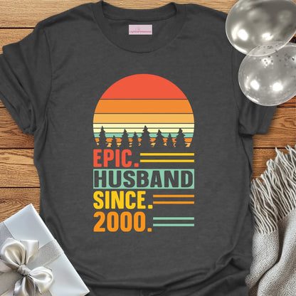 Epic Husband Since 2000 - 25th Wedding Anniversary T-Shirt