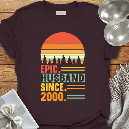 Epic Husband Since 2000 - 25th Wedding Anniversary T-Shirt