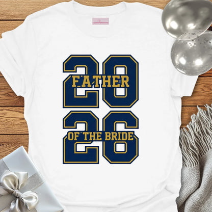 Father of the Bride - Varsity Wedding T-Shirt