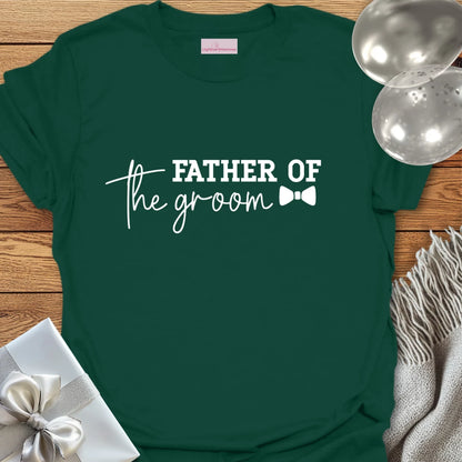Father of the Groom T-Shirt (bow tie)