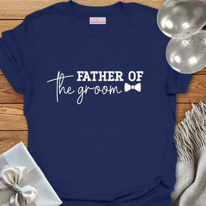 Father of the Groom T-Shirt (bow tie)