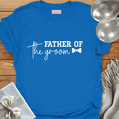 Father of the Groom T-Shirt (bow tie)