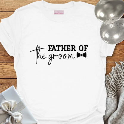 Father of the Groom T-Shirt (bow tie)