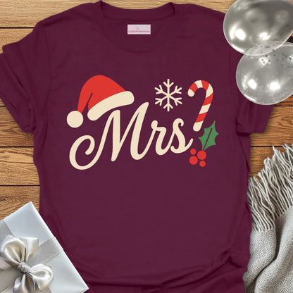 Festive Mrs - Christmas T-Shirt
