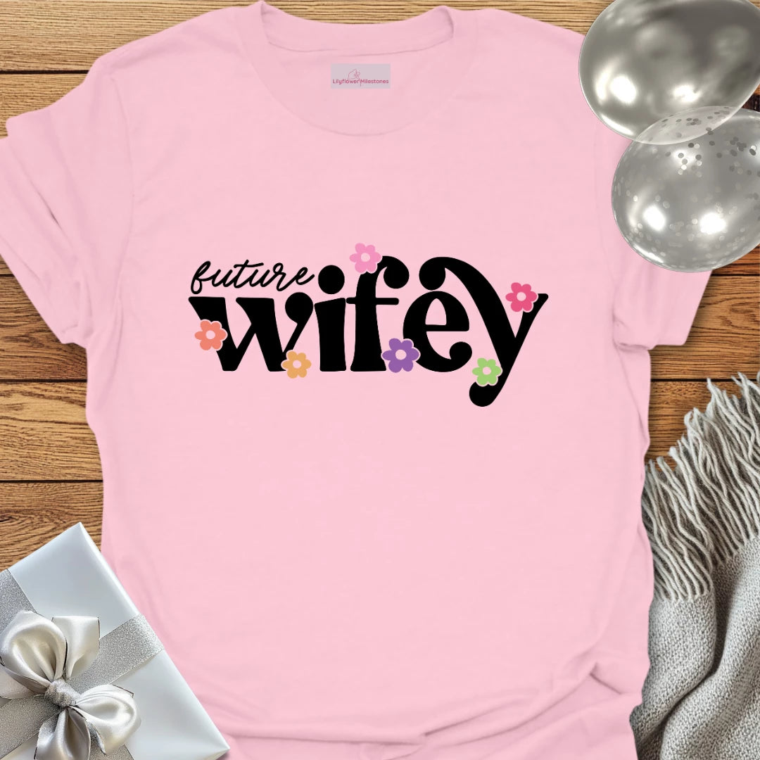 Future Wifey (floral) - Wedding T-Shirt