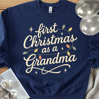 First Christmas as a Grandma - Classic Christmas Sweatshirt