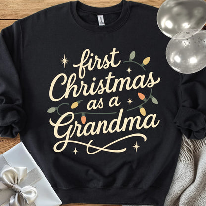 First Christmas as a Grandma - Classic Christmas Sweatshirt
