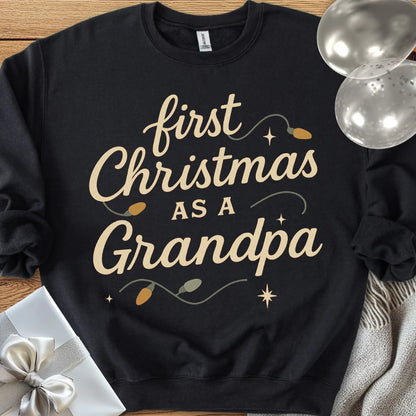 First Christmas as a Grandpa - Classic Christmas Sweatshirt