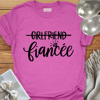 Girlfriend Strike Through, Fiancée T-Shirt