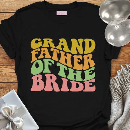 Grandfather of the Bride Wedding T-Shirt