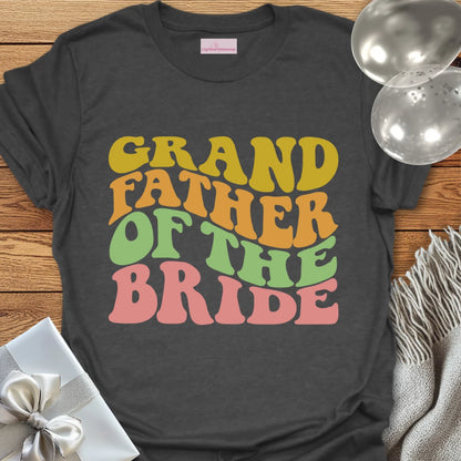 Grandfather of the Bride Wedding T-Shirt
