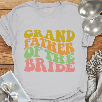 Grandfather of the Bride Wedding T-Shirt