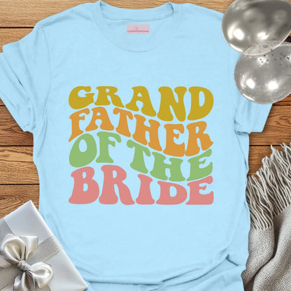 Grandfather of the Bride Wedding T-Shirt