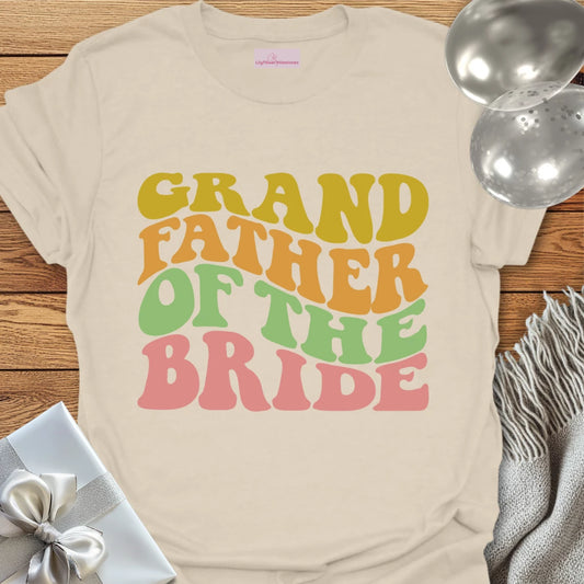 Grandfather of the Bride Wedding T-Shirt