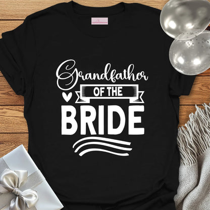 Grandfather of the Bride Wedding T-Shirt