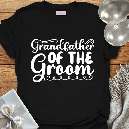 Grandfather of the Groom Wedding T-Shirt