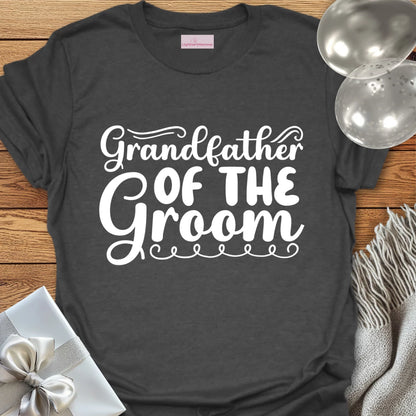 Grandfather of the Groom Wedding T-Shirt